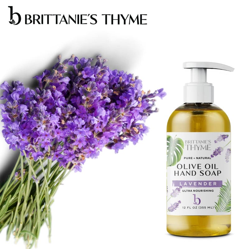 Brittanie's Thyme Brittanieâ€™s Pure Castile Liquid Soap Refill, Lavender, 16 Ounce | Dish Soap, Hair & Body, Home, Gentle and Pure, Made with Natural Luxurious Oils, Vegan & Gluten Free Non-GMO - Image 3